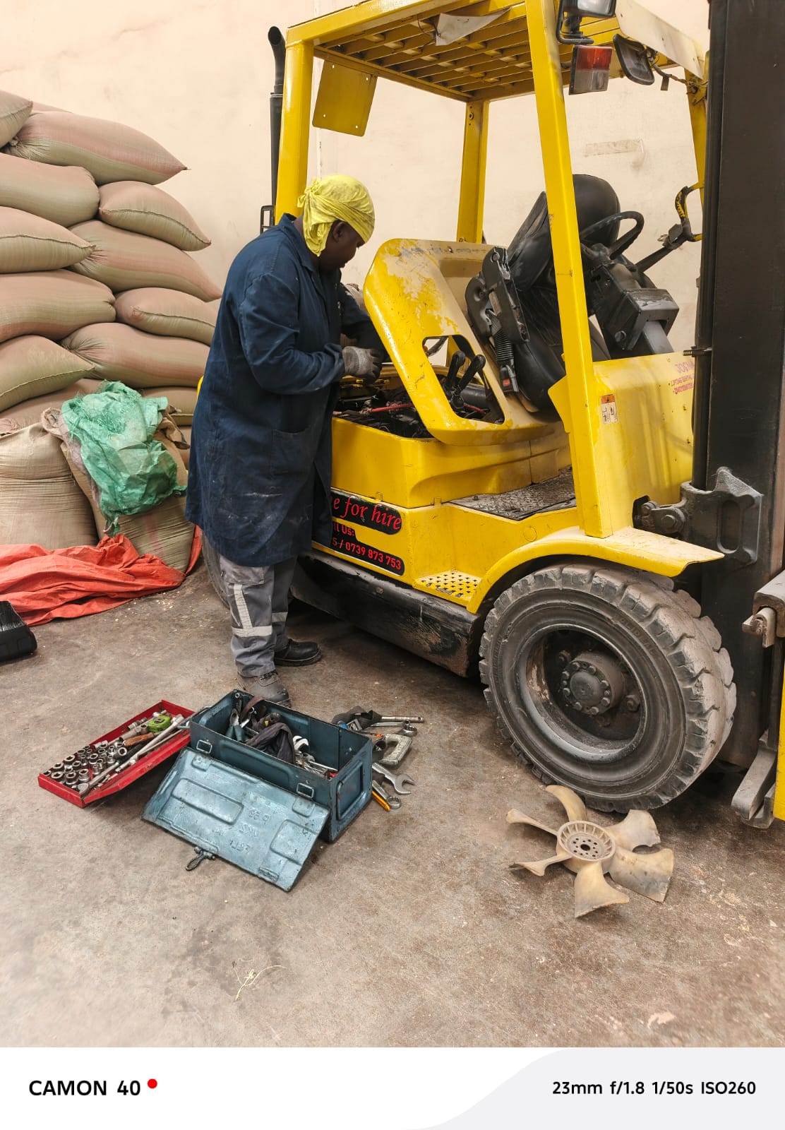 Forklift major service