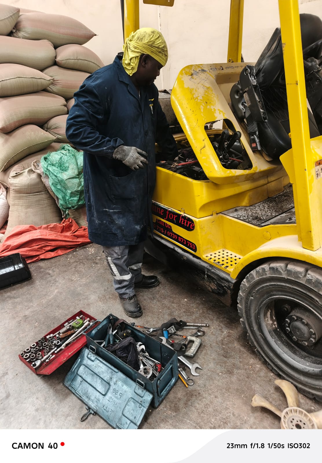 Forklift major service