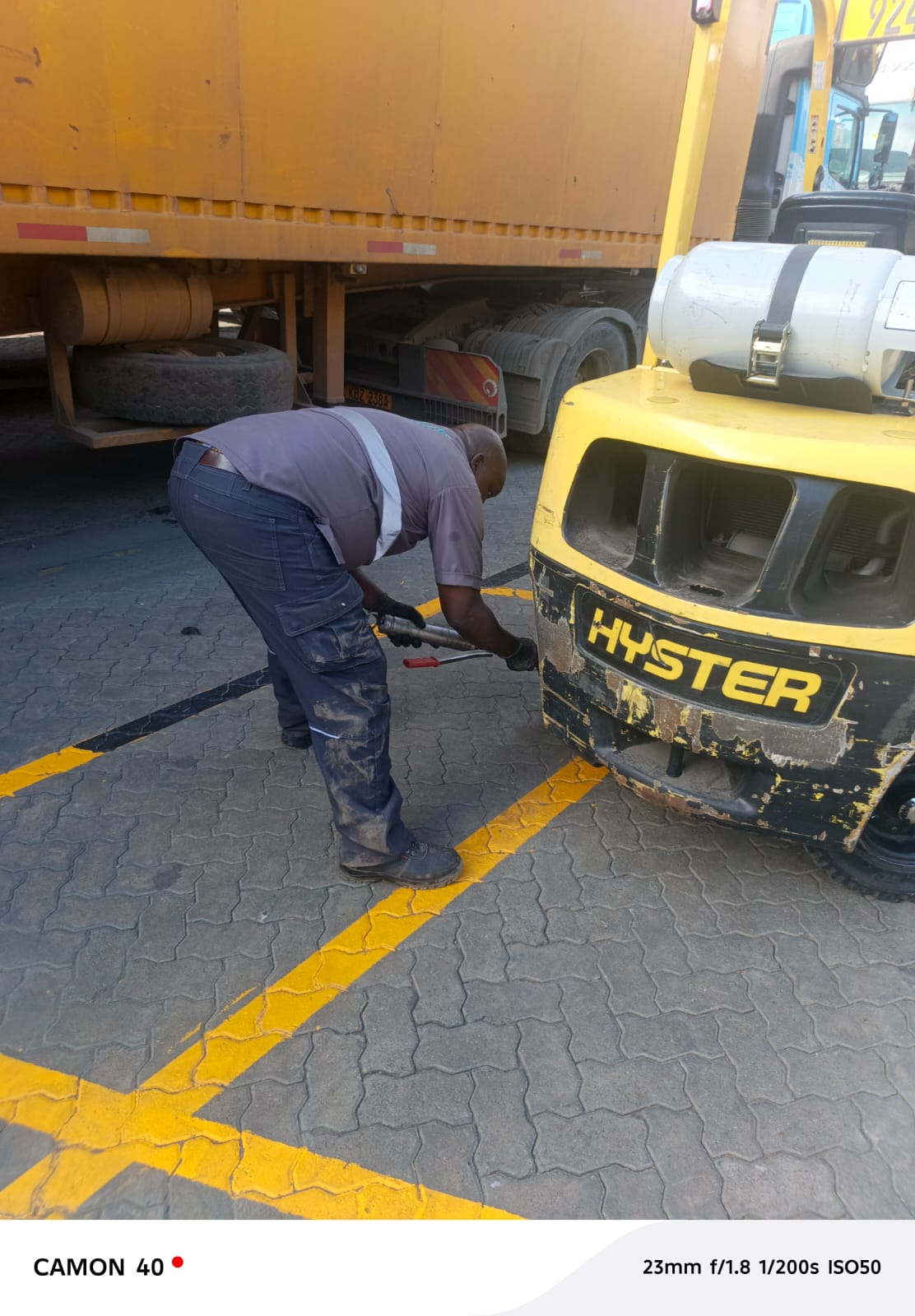 Forklift preventive maintenance