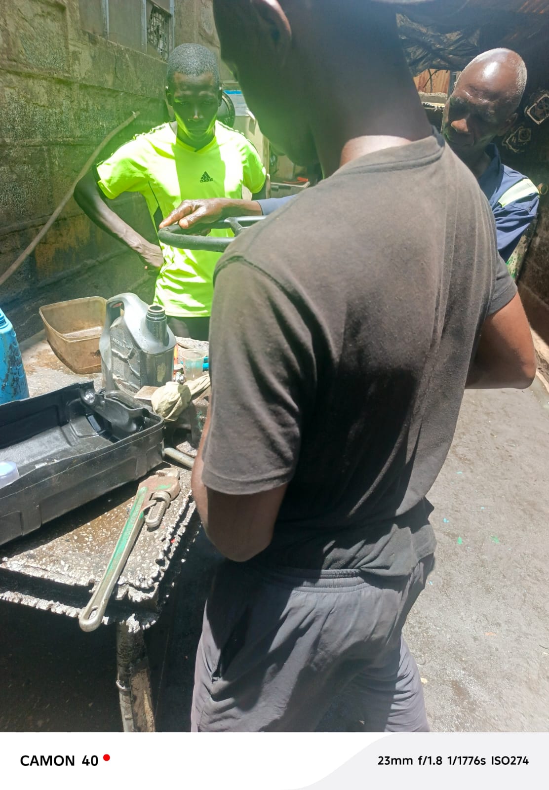 Forklift steering rebuild
